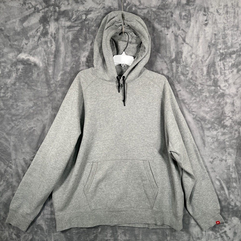 Nike Fleece Pullover Hoodie Mens 3XL Gray Sweatshirt